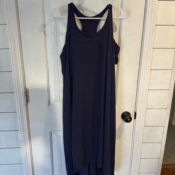 HALARA Navy razorback dress built in bra NWT - Picture 1 of 7